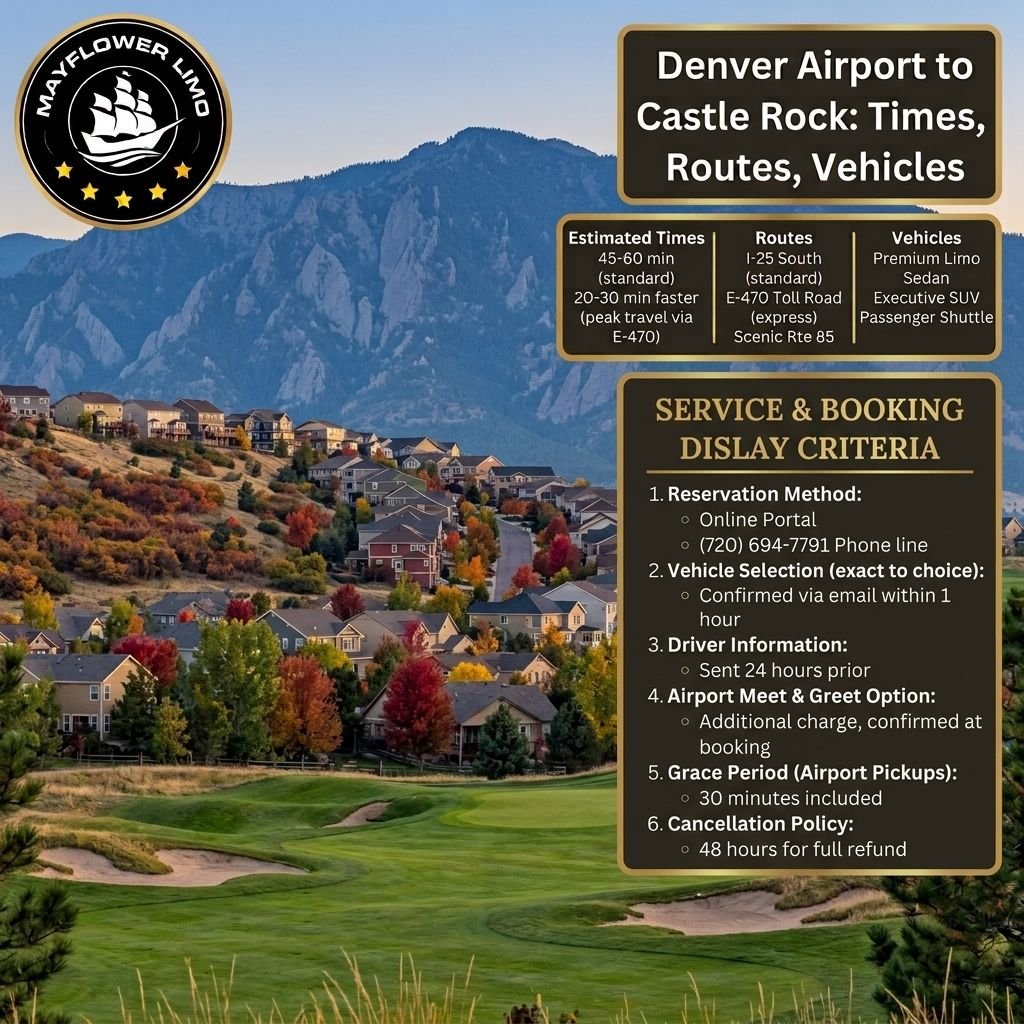 Denver Airport to Castle Rock